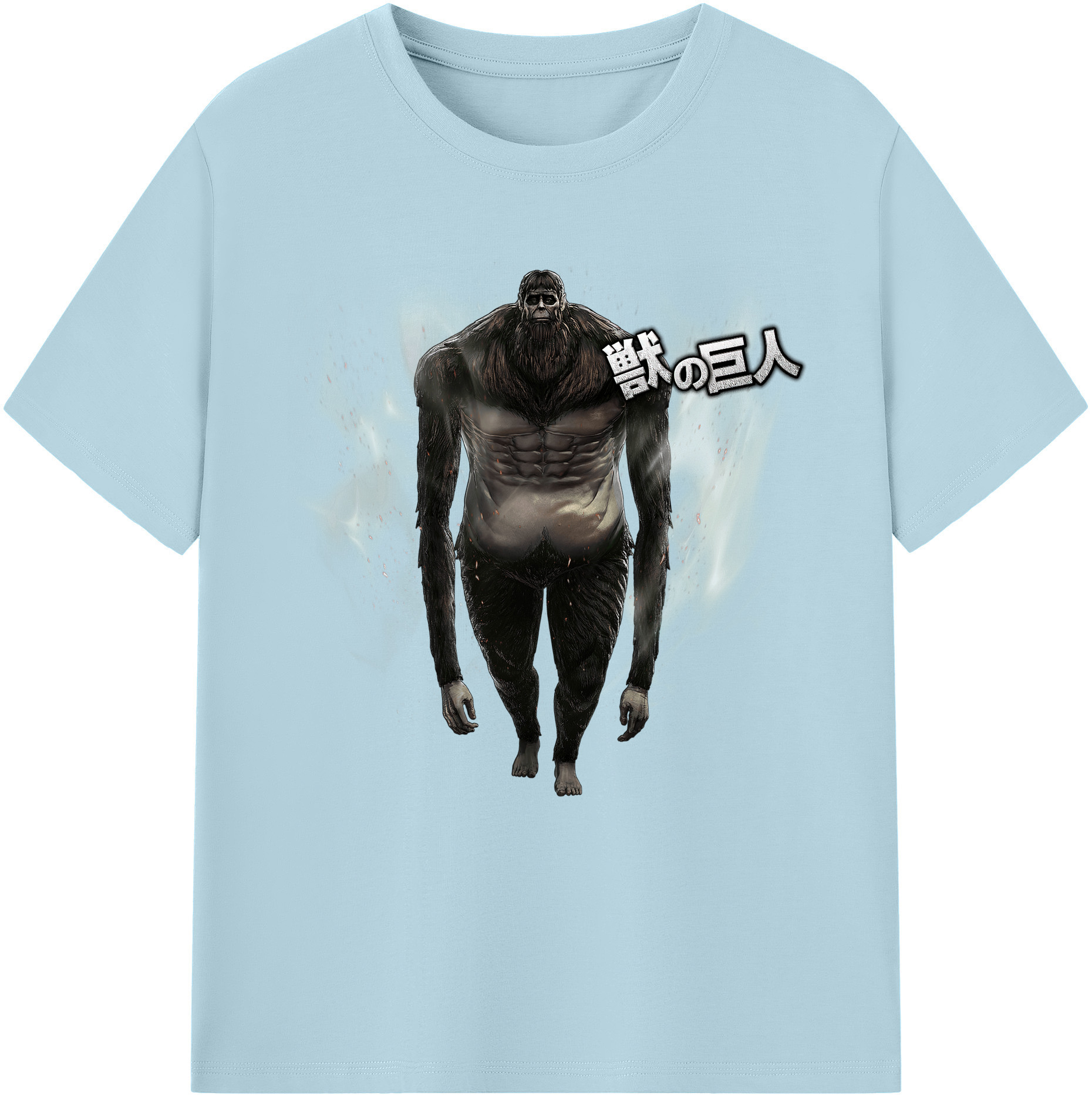 （画像用） 進撃の巨人 Attack on Titan 綿100％半袖Tシャツ（フロントプリント）